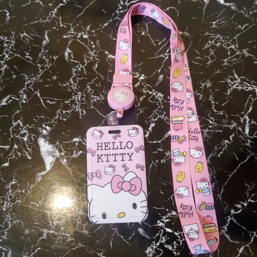 Hello Kitty ID/Credit Card Holder With Lanyard